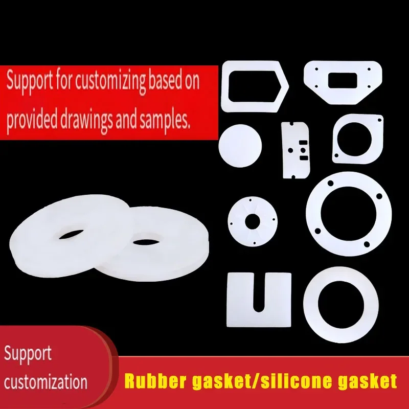 Silicone Rubber Flat Washer Gasket Custom Size FDA/ROHS Flange Sealing Ring for Automotive Pipe Machinery
Silicone Rubber Flat Washer Gasket Custom Size FDA/ROHS Flange Sealing Ring for Automotive Pipe Machinery