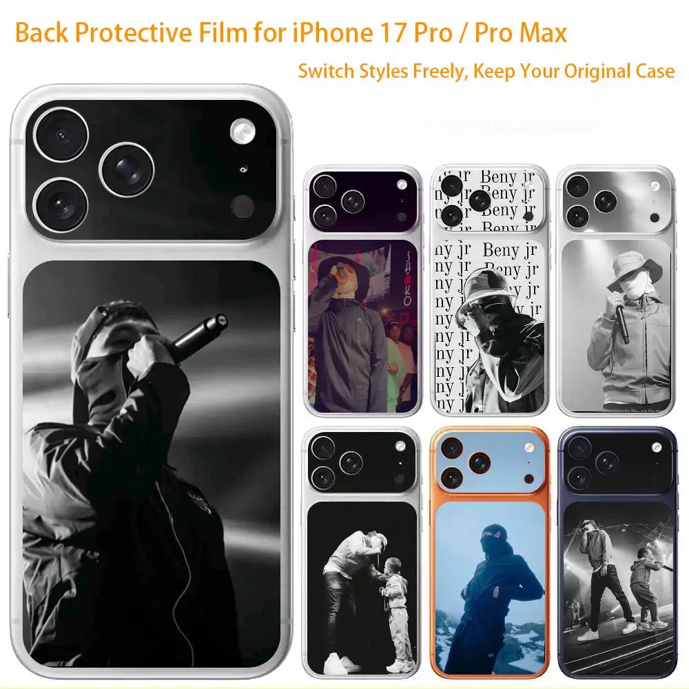 Rapper B-BENY JR 3D Full Body Skin Decal for iPhone 17/Pro/Pro Max Color Rear Protective Sticker
Rapper B-BENY JR 3D Full Body Skin Decal for iPhone 17/Pro/Pro Max Color Rear Protective Sticker