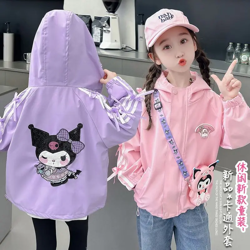Sanrio Kuromi Girls Coat Kawaii Anime My Melody Autumn Long-Sleeved Clothes Cartoon Cute Anime Fashion Jacket Top Gift for Kids
Sanrio Kuromi Girls Coat Kawaii Anime My Melody Autumn Long-Sleeved Clothes Cartoon Cute Anime Fashion Jacket Top Gift for Kids