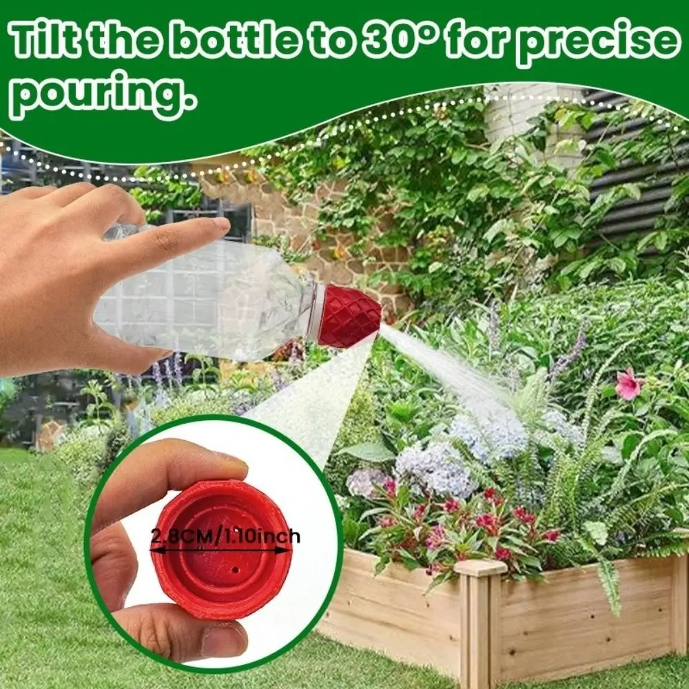 2pcs Red Bottle Cap Sprinkler Threaded Plastic Water Bottle Cap Portable Watering Sprinkler Nozzle Gardening
2pcs Red Bottle Cap Sprinkler Threaded Plastic Water Bottle Cap Portable Watering Sprinkler Nozzle Gardening