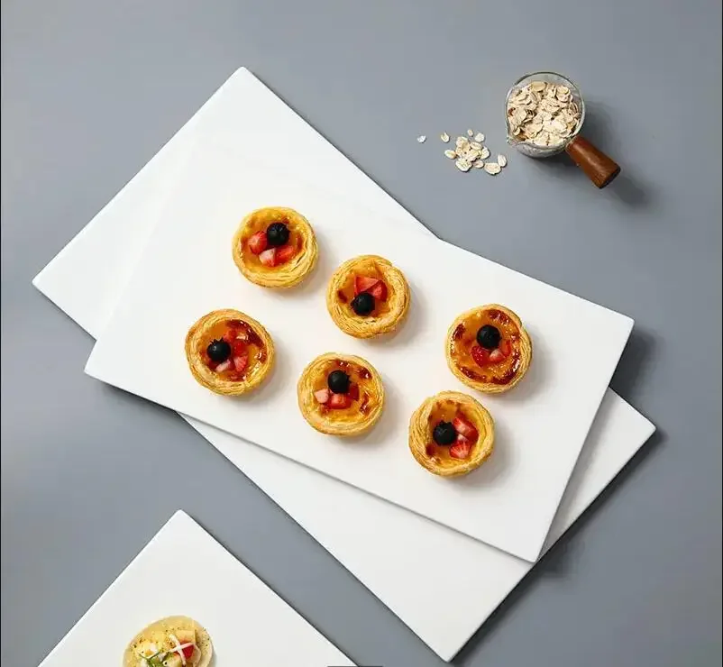 White Rectangular Ceramic Plate Wedding Cake Dessert Display Hotel Serving Tray Nordic Home Kitchen Steak Sushi
White Rectangular Ceramic Plate Wedding Cake Dessert Display Hotel Serving Tray Nordic Home Kitchen Steak Sushi