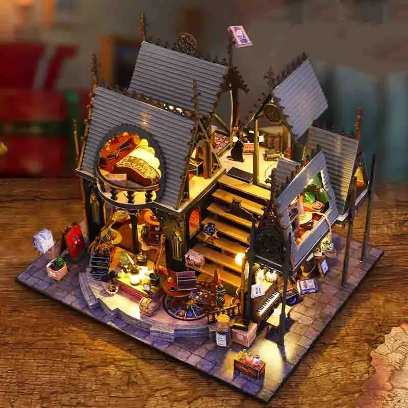 DIY деревянный волшебный кукольный домик Casa миниатюрные украшения наборы с мебелью украшение для домашнего стола для взрослых подарок ручной работы
DIY деревянный волшебный кукольный домик Casa миниатюрные украшения наборы с мебелью украшение для домашнего стола для взрослых подарок ручной работы