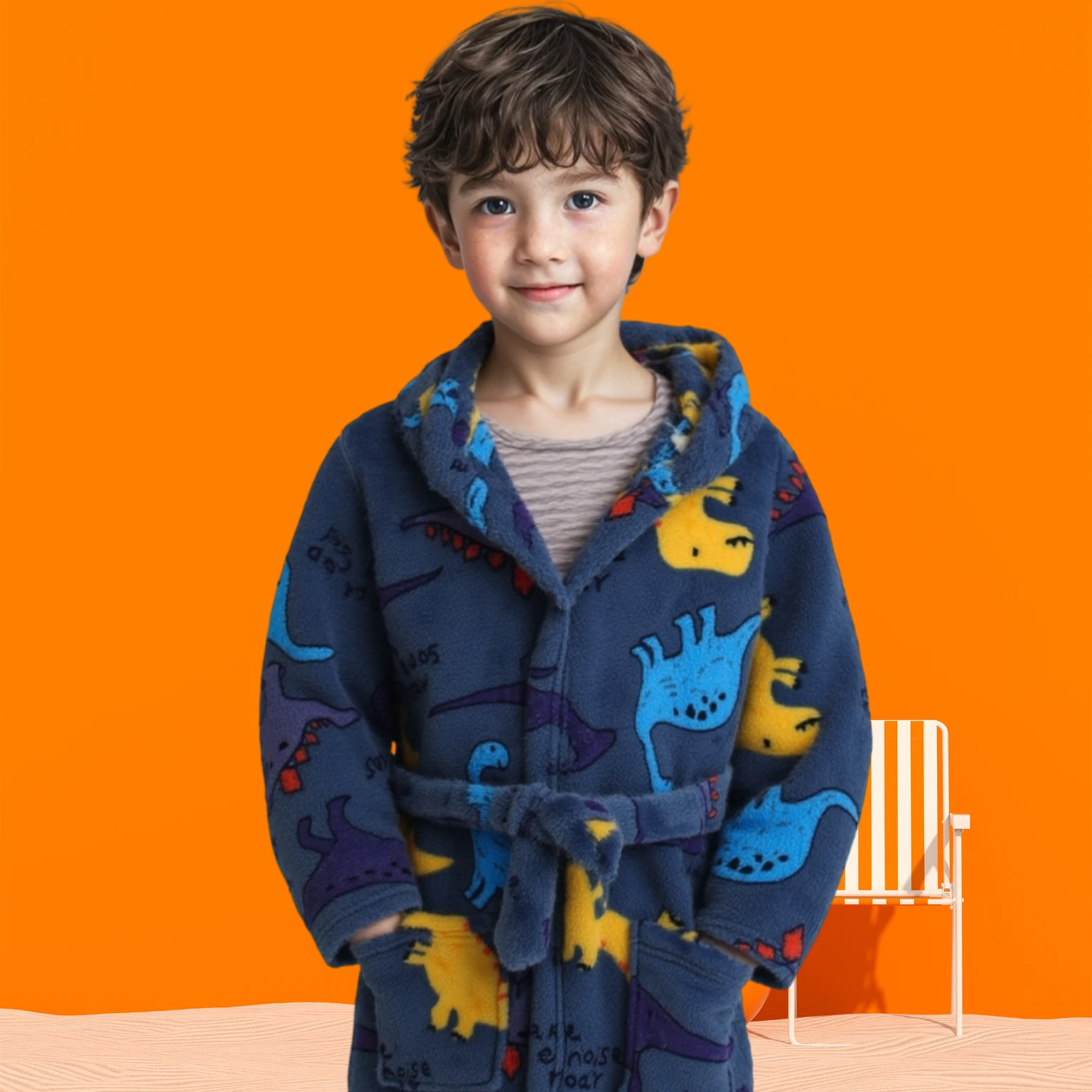 2-8Y New Soft Sleepwear Robe Autumn Winter dinosaur Children Flannel Bathrobe girls Boys Pajamas Comfort Kids Cartoon Homewear
2-8Y New Soft Sleepwear Robe Autumn Winter dinosaur Children Flannel Bathrobe girls Boys Pajamas Comfort Kids Cartoon Homewear