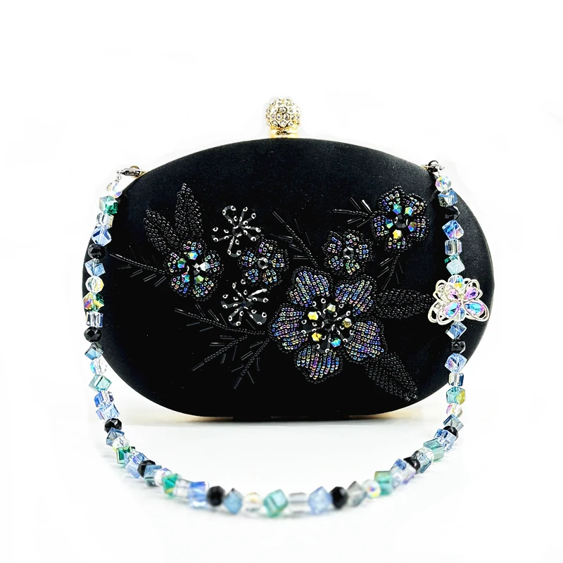 2025 New Ladies Luxury Handbag Handmade Beaded Diamond Evening Bag Crystal Butterfly Chain Shiny Wedding Party Clutch Bag
2025 New Ladies Luxury Handbag Handmade Beaded Diamond Evening Bag Crystal Butterfly Chain Shiny Wedding Party Clutch Bag