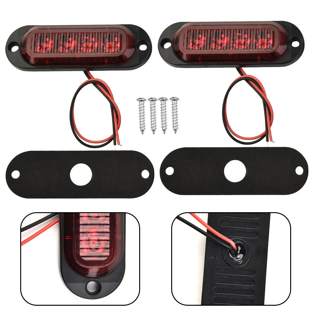 Car Lights LED Side Marker Lights LED Marker Lights 2X Side Marker Clearance Trailer Truck Waterproof ABS+PC Accessories Lamp
Car Lights LED Side Marker Lights LED Marker Lights 2X Side Marker Clearance Trailer Truck Waterproof ABS+PC Accessories Lamp