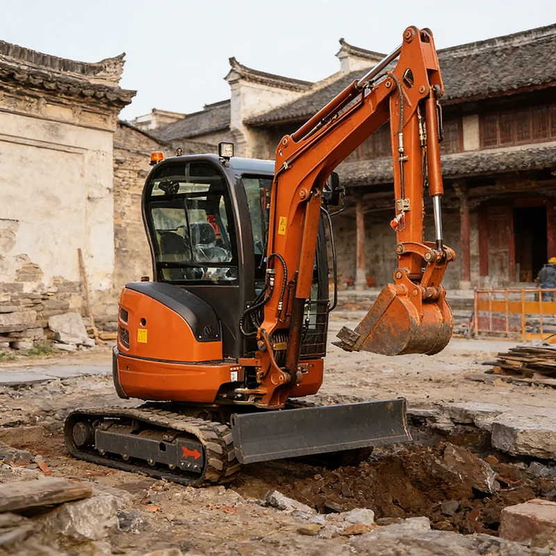 High Torque Small Crawler Excavator with Powerful Hydraulic System for Rock Breaking and Trenching
High Torque Small Crawler Excavator with Powerful Hydraulic System for Rock Breaking and Trenching