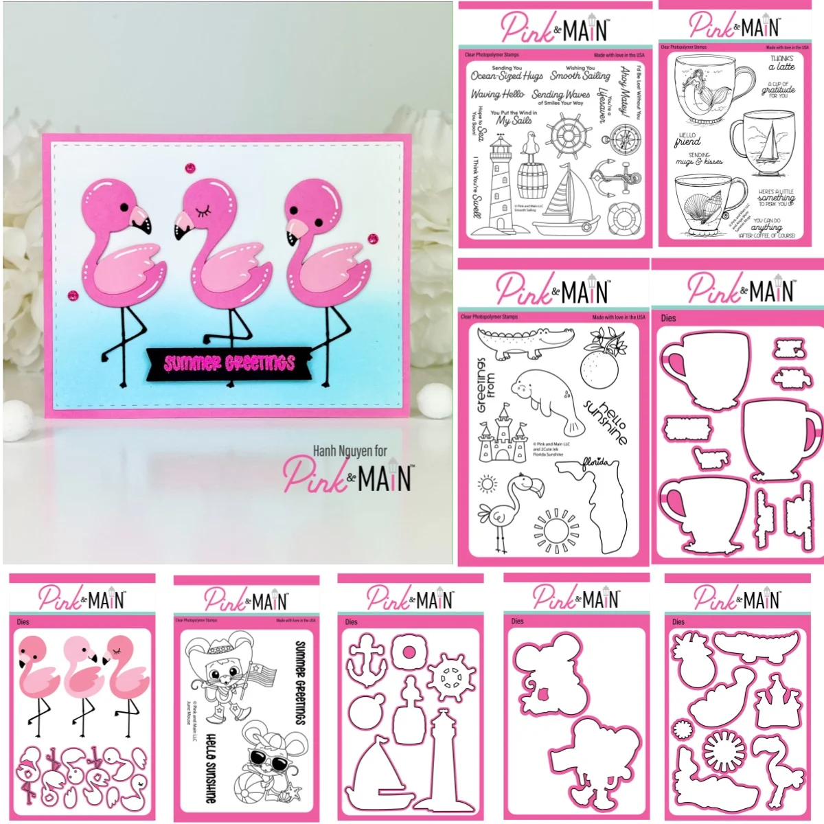 Sailing Flamingos Sunshine Mugs Metal Cutting Dies Clear Stamps DIY Making Scrapbook Craft Template Decoration 2025 Summer 
Sailing Flamingos Sunshine Mugs Metal Cutting Dies Clear Stamps DIY Making Scrapbook Craft Template Decoration 2025 Summer