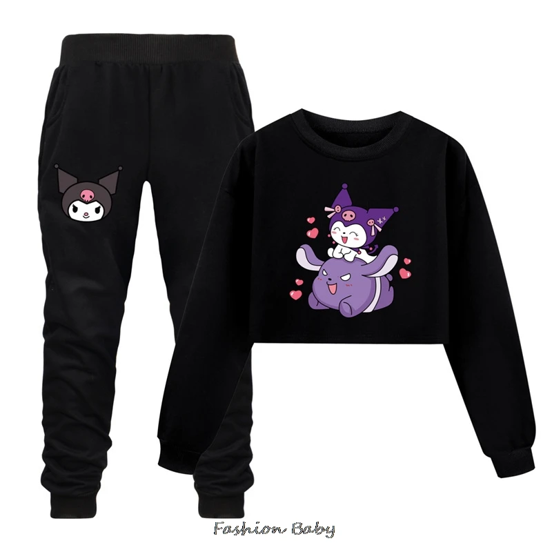 Lovely Kuromi Melody Loose Clothing Set Spring Autumn Fashion Hoodies Sweatshirt Hooded Pants Suit Children Toddler Girl Clothes
Lovely Kuromi Melody Loose Clothing Set Spring Autumn Fashion Hoodies Sweatshirt Hooded Pants Suit Children Toddler Girl Clothes