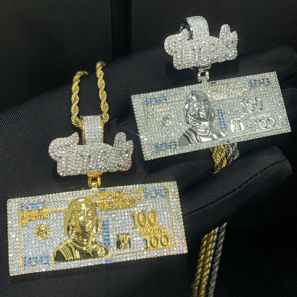 Hip Hop Full Paved Bling Cz Time Is Money Dollar Pendant Necklaces for Women Men Punk Style Long Chain Jewelry Rap Party Gifts
Hip Hop Full Paved Bling Cz Time Is Money Dollar Pendant Necklaces for Women Men Punk Style Long Chain Jewelry Rap Party Gifts