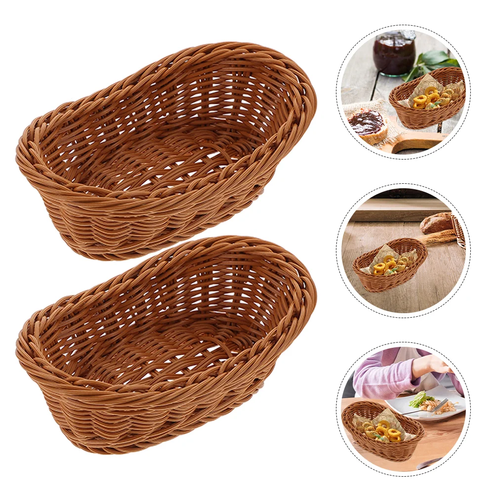3 Pcs Rattan Woven Basket Plastic Storage Basket Beige Small Multifunctional Storage Kitchen Fruit Vegetable Handheld
3 Pcs Rattan Woven Basket Plastic Storage Basket Beige Small Multifunctional Storage Kitchen Fruit Vegetable Handheld