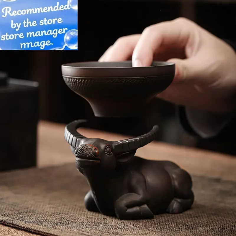 Ситечко для чая, керамический тонкий фильтр, отверстие для воды, фиолетовая керамика, кунг-фу, чайные украшения, посуда для чайной церемонии 
Ситечко для чая, керамический тонкий фильтр, отверстие для воды, фиолетовая керамика, кунг-фу, чайные украшения, посуда для чайной церемонии