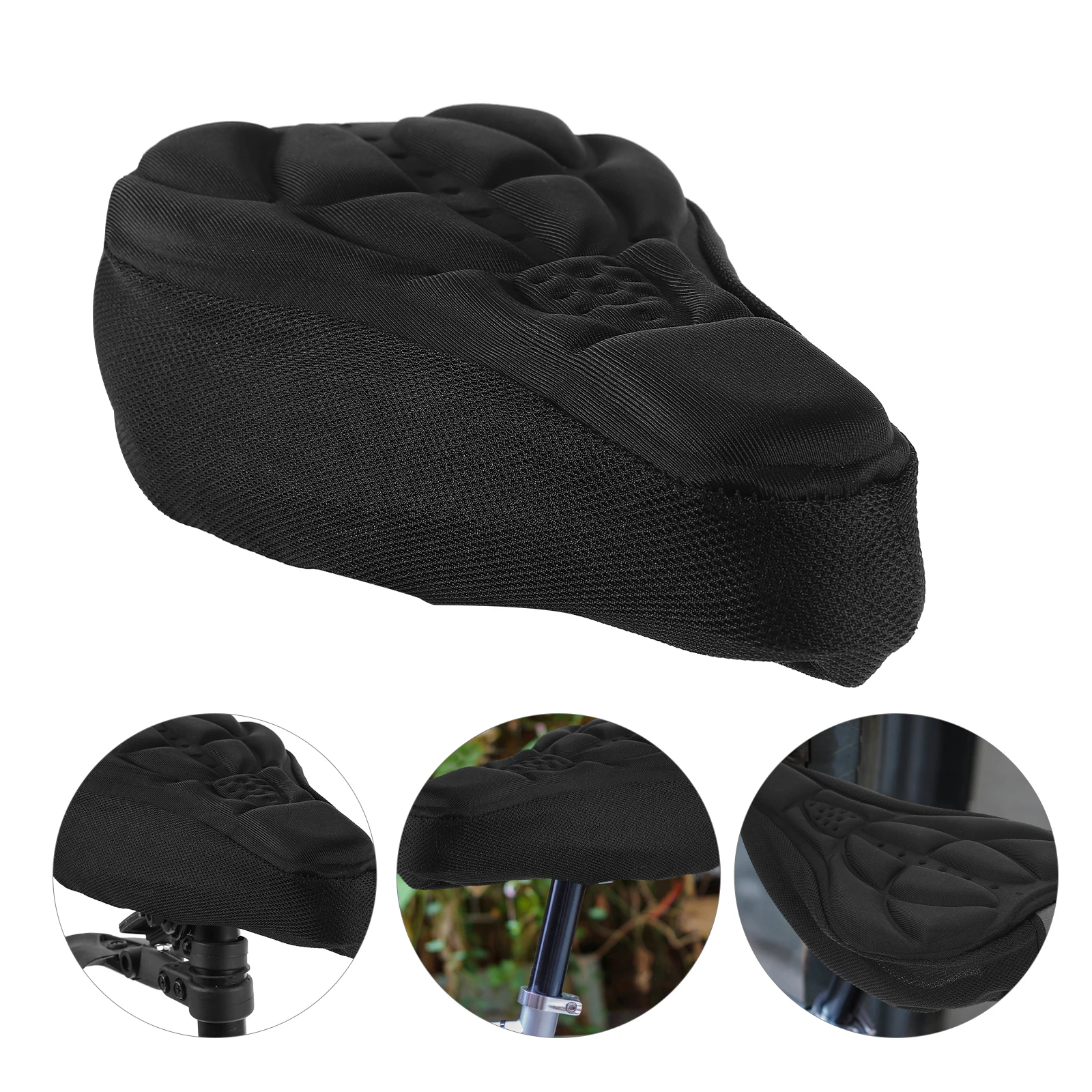 Universal Bicycle Seat Cover Mountain Bike Gel Cushion Breathable Saddle Anti-Friction Comfortable Riding Long Distance Quick
Universal Bicycle Seat Cover Mountain Bike Gel Cushion Breathable Saddle Anti-Friction Comfortable Riding Long Distance Quick