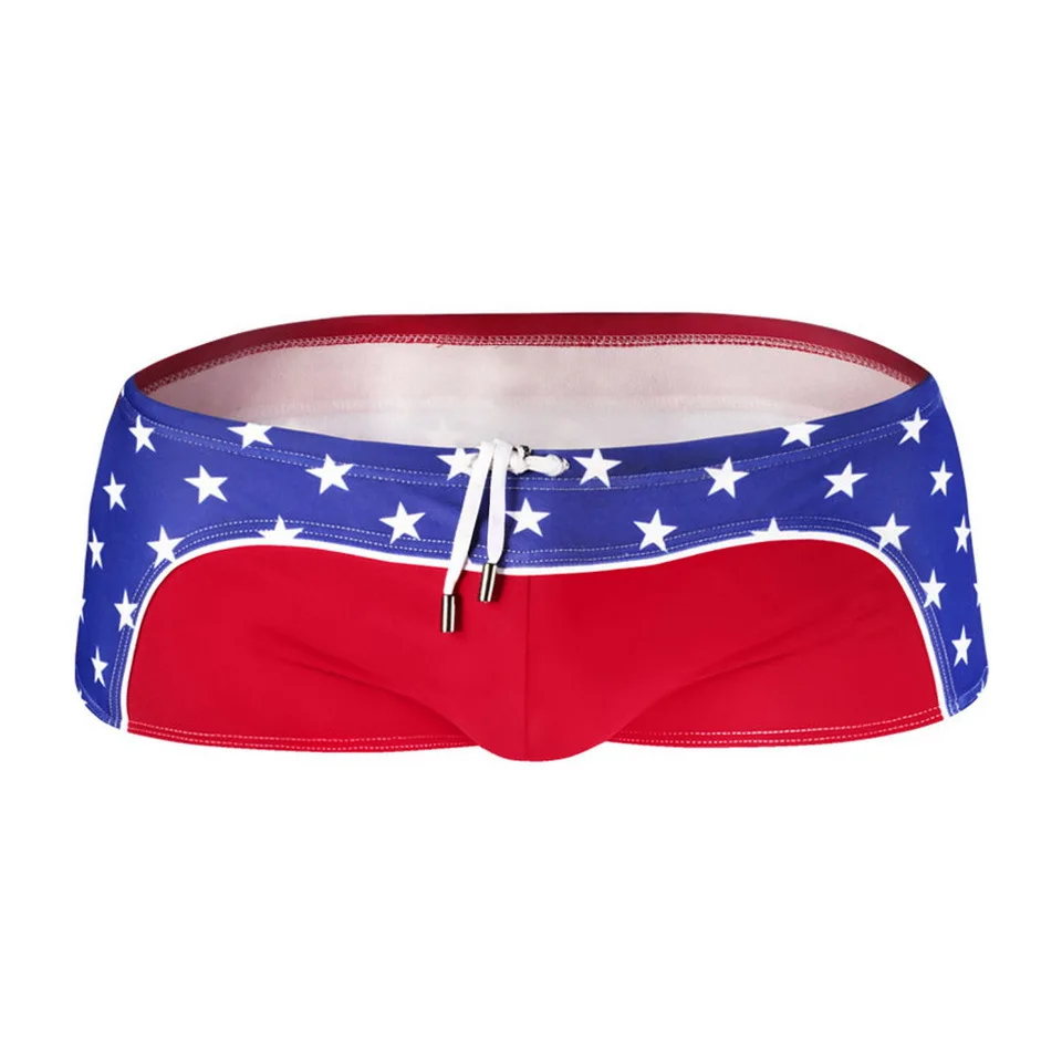 4 Colors Men Summer Beachwear Swimming Trunks Men's Boxer Waist Sexy Waist Swimsuit
4 Colors Men Summer Beachwear Swimming Trunks Men's Boxer Waist Sexy Waist Swimsuit
