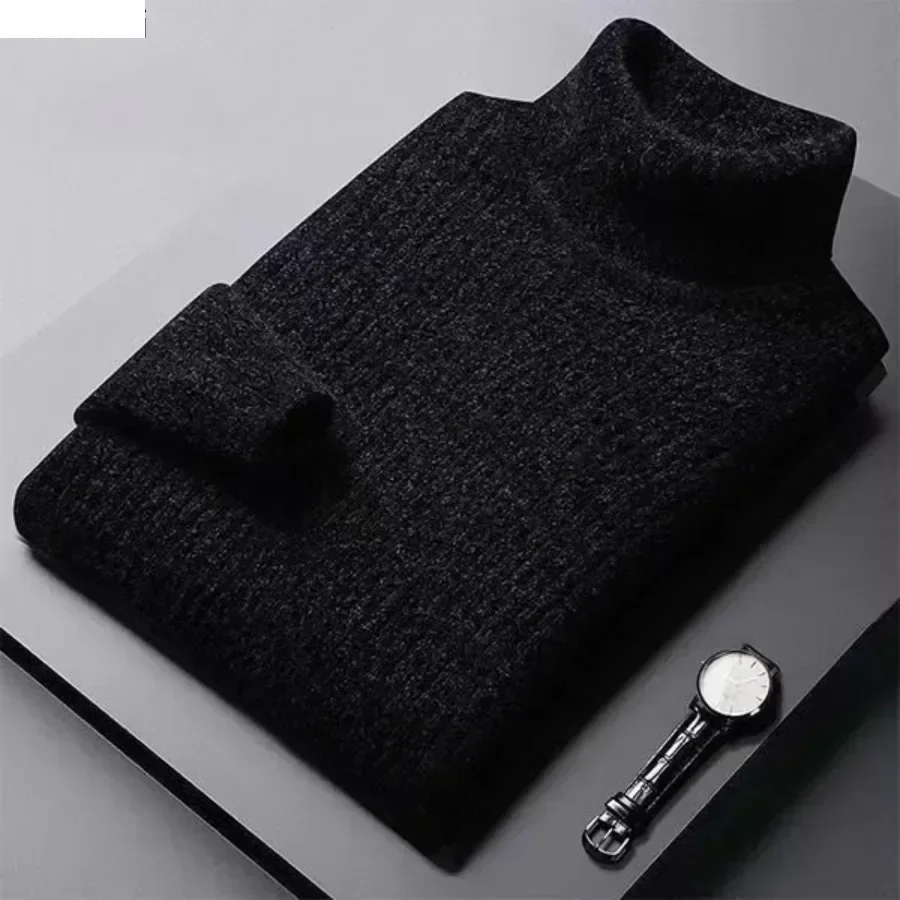 New Men's Thick Warm Sweaters Knitted Casual Winter Thickened Man PulloversHigh Neck Solid Slim Soft Sweaters for Men Tops
New Men's Thick Warm Sweaters Knitted Casual Winter Thickened Man PulloversHigh Neck Solid Slim Soft Sweaters for Men Tops