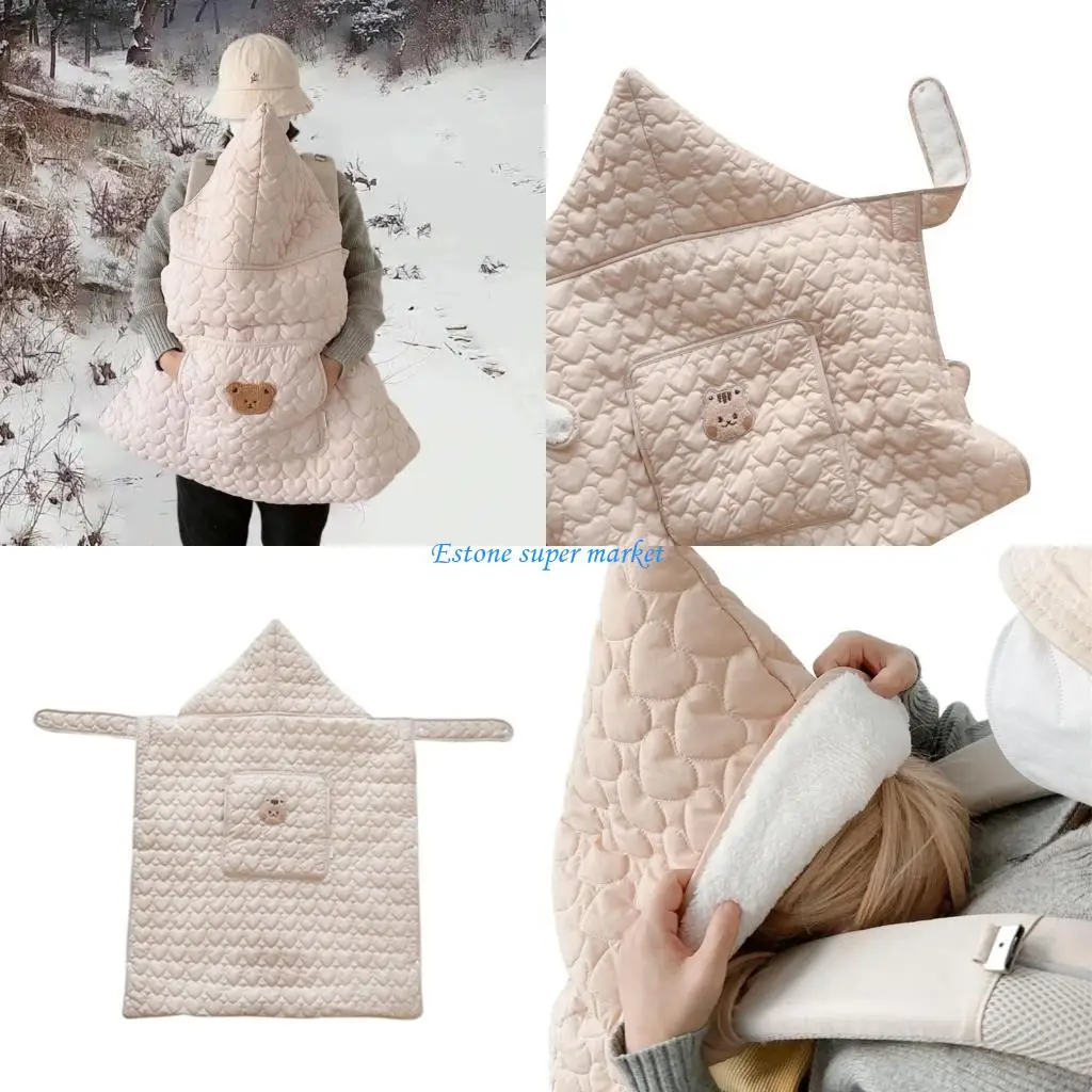 090B Multifunctional Baby Poncho Blanket Newborn Stroller Blanket Thicken Blanket
090B Multifunctional Baby Poncho Blanket Newborn Stroller Blanket Thicken Blanket
