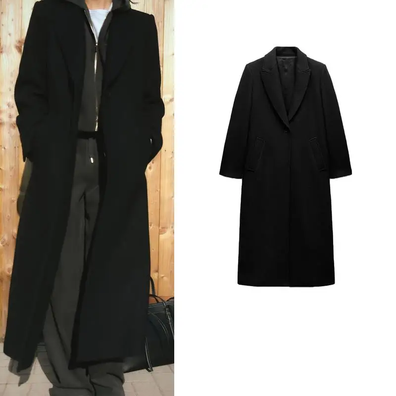 Autumn Winter New Arrival Women's Long Lapel Commuter Coat Jaet Loose Fit Long Sve Polyester Fibre 2025 Spring Collection
Autumn Winter New Arrival Women's Long Lapel Commuter Coat Jaet Loose Fit Long Sve Polyester Fibre 2025 Spring Collection
