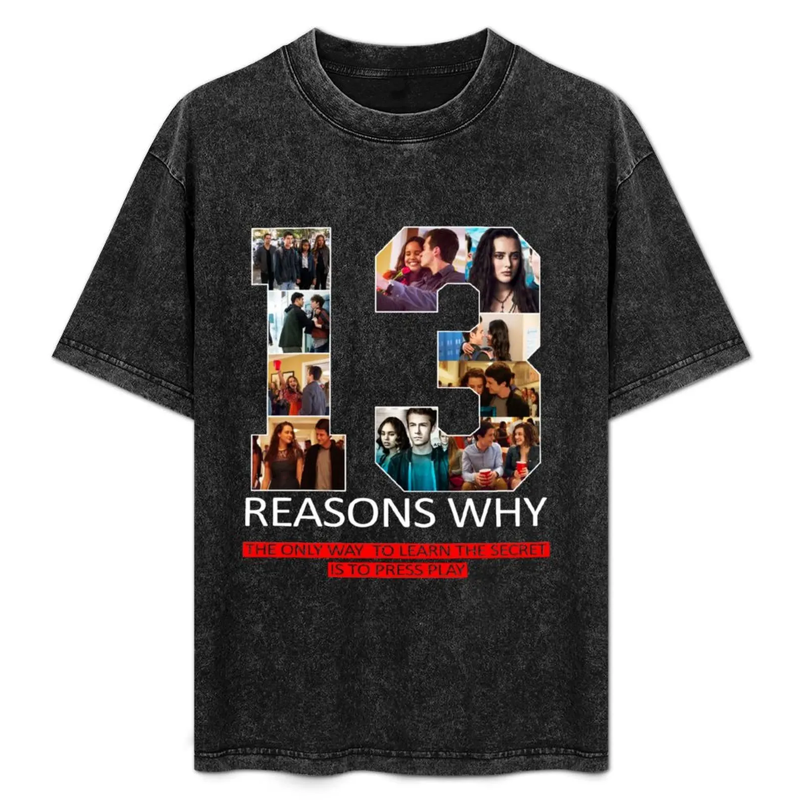 13 Reasons Why Shirt TV Series T-Shirt Soft Touch Basic Cotton T-Shirt
13 Reasons Why Shirt TV Series T-Shirt Soft Touch Basic Cotton T-Shirt