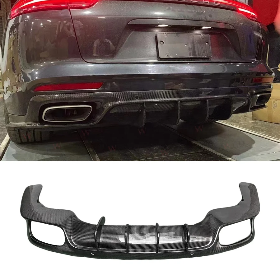 FXX Style Carbon Fiber Rear Diffuser for Porsche Panamera 971 GTS & Turbo Rear Bumper Lip Spoiler 2017-2022
FXX Style Carbon Fiber Rear Diffuser for Porsche Panamera 971 GTS & Turbo Rear Bumper Lip Spoiler 2017-2022