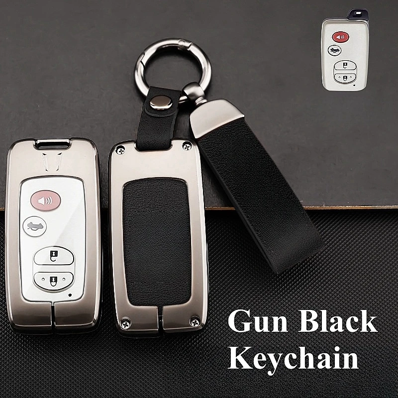 Fashion Metal Car Key Cover Case for Toyota Camry Avalon Smart Remote Key Fob Jacket Wallet Holder Bag Protector Keychain
Fashion Metal Car Key Cover Case for Toyota Camry Avalon Smart Remote Key Fob Jacket Wallet Holder Bag Protector Keychain