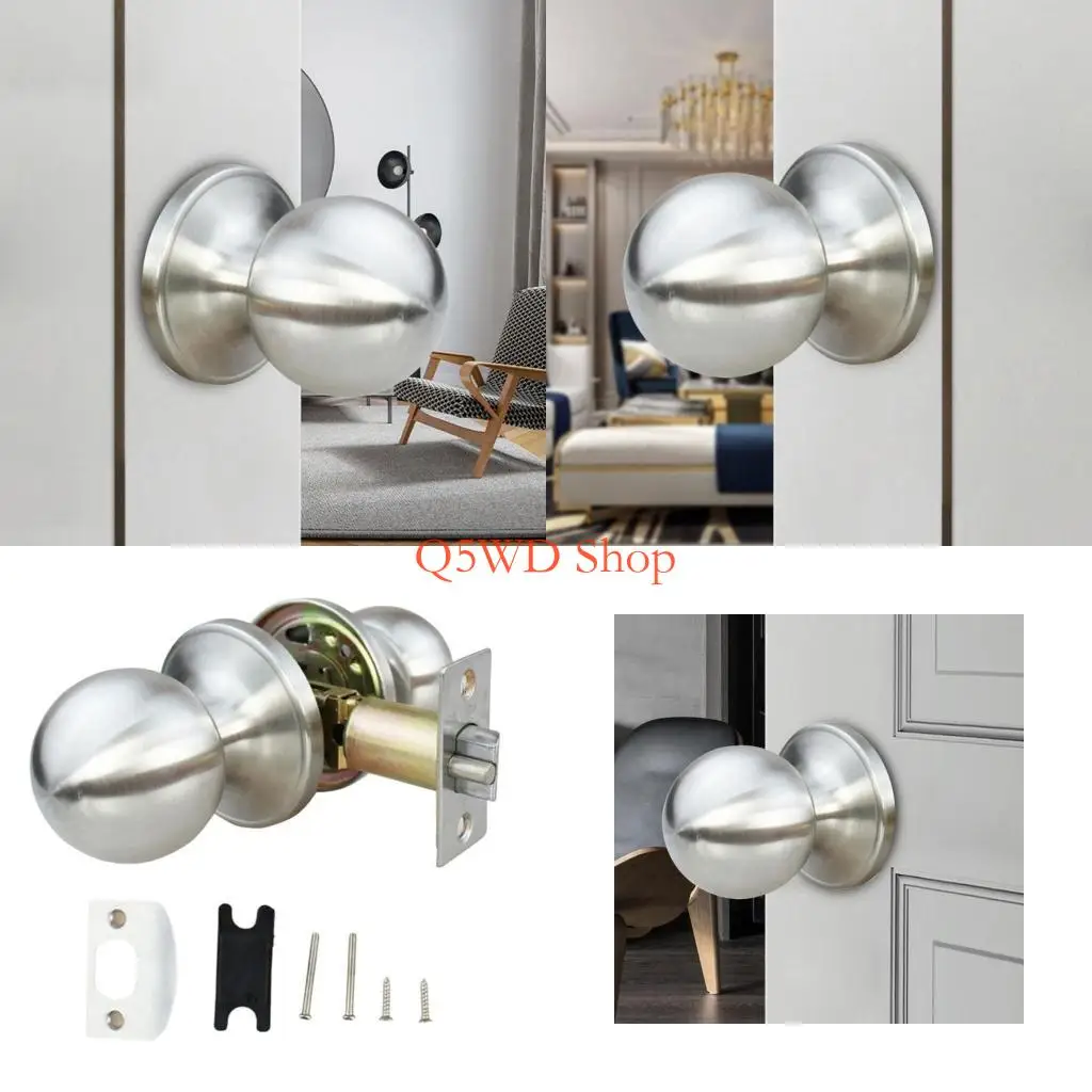 Q5WD Круглые дверные ручки Knobset Нетокинг ручки внутренних дверей круглые
Q5WD Круглые дверные ручки Knobset Нетокинг ручки внутренних дверей круглые