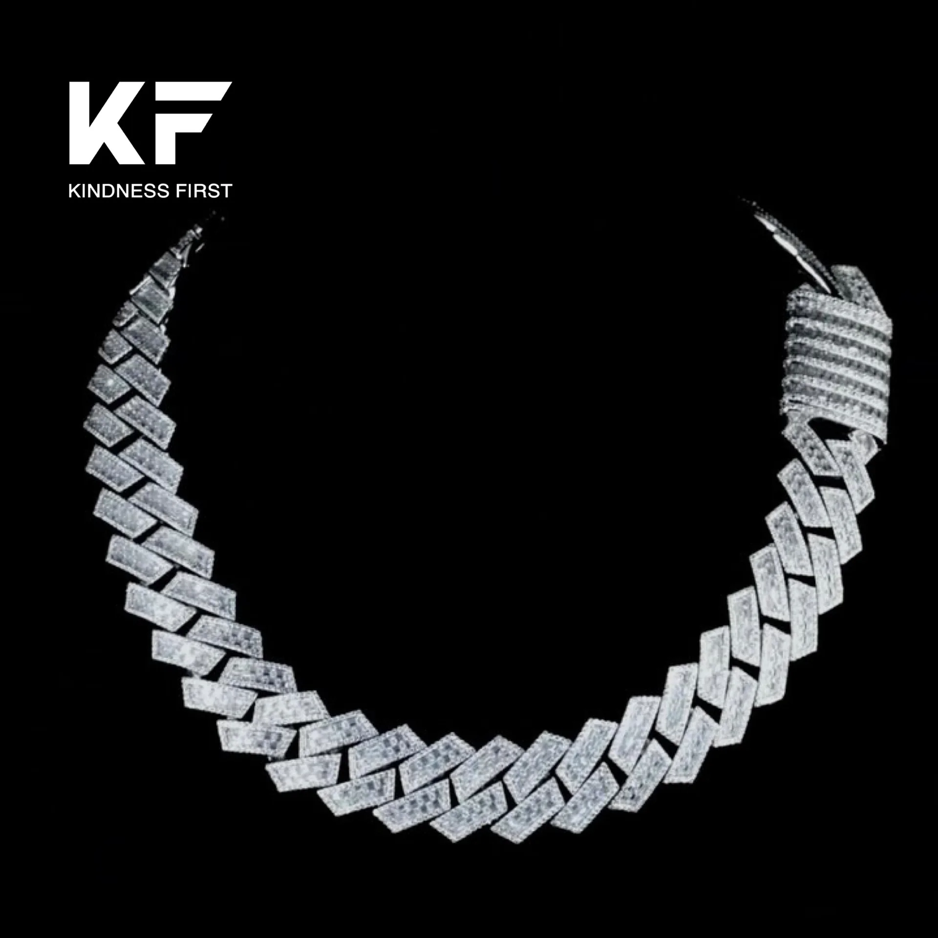 Fully Iced VVS Moissanite Cuban Link Chain 925 Silver Gold Plated Customize Moissanite Cuban Chain
Fully Iced VVS Moissanite Cuban Link Chain 925 Silver Gold Plated Customize Moissanite Cuban Chain