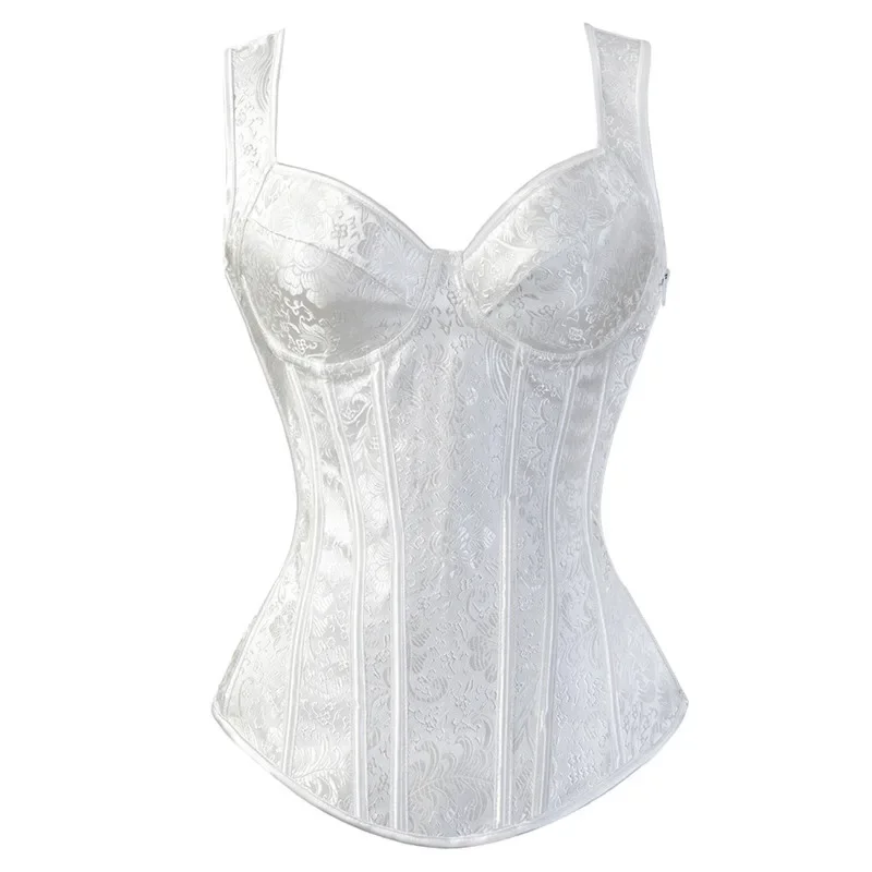 Women's Retro Steampunk Corset Vest Sexy Gothic Overbust Corset Top Straps Lace Up zipper Side Corsets and Bustiers Plus Size
Women's Retro Steampunk Corset Vest Sexy Gothic Overbust Corset Top Straps Lace Up zipper Side Corsets and Bustiers Plus Size