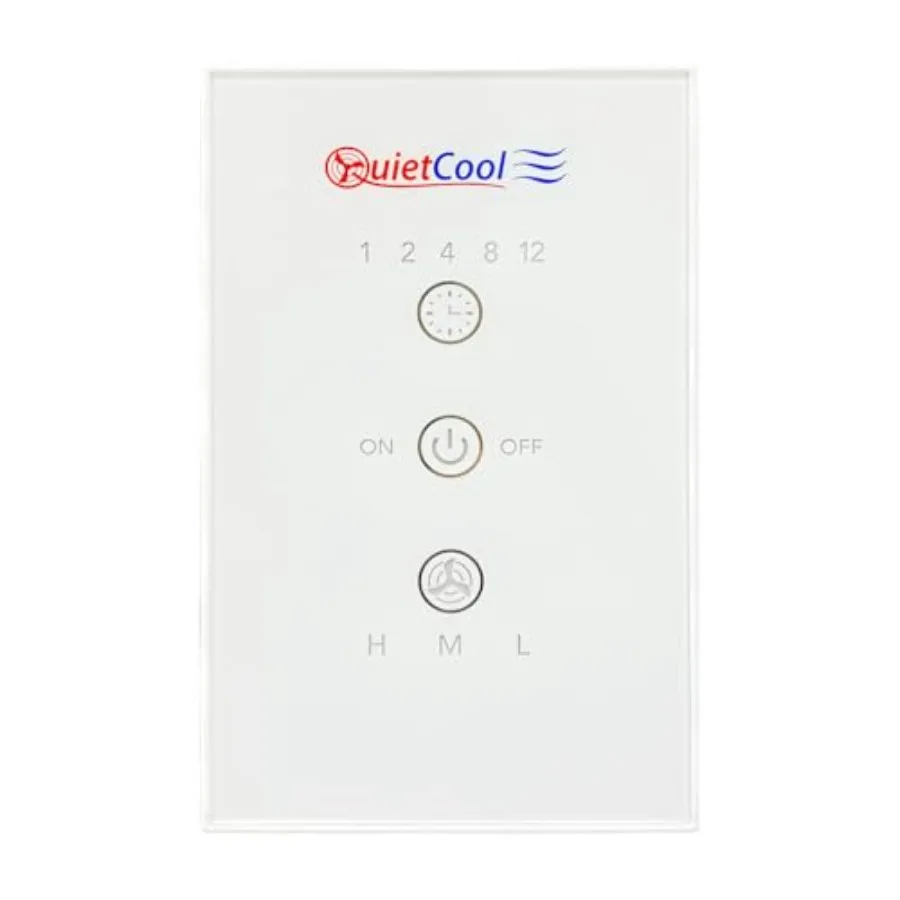 Whole House Fan Wireless Switch - No Hard Wiring Required - Three Speed Capable - 1/2/4/8/12 Hour Countdown Timer - up to 100ft
Whole House Fan Wireless Switch - No Hard Wiring Required - Three Speed Capable - 1/2/4/8/12 Hour Countdown Timer - up to 100ft