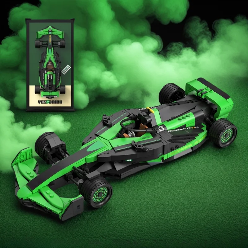1:14 Green Sports Car Building Blocks Set, Suitable for 14+, Educational Assembled Model, Home Decoration & Gift
1:14 Green Sports Car Building Blocks Set, Suitable for 14+, Educational Assembled Model, Home Decoration & Gift