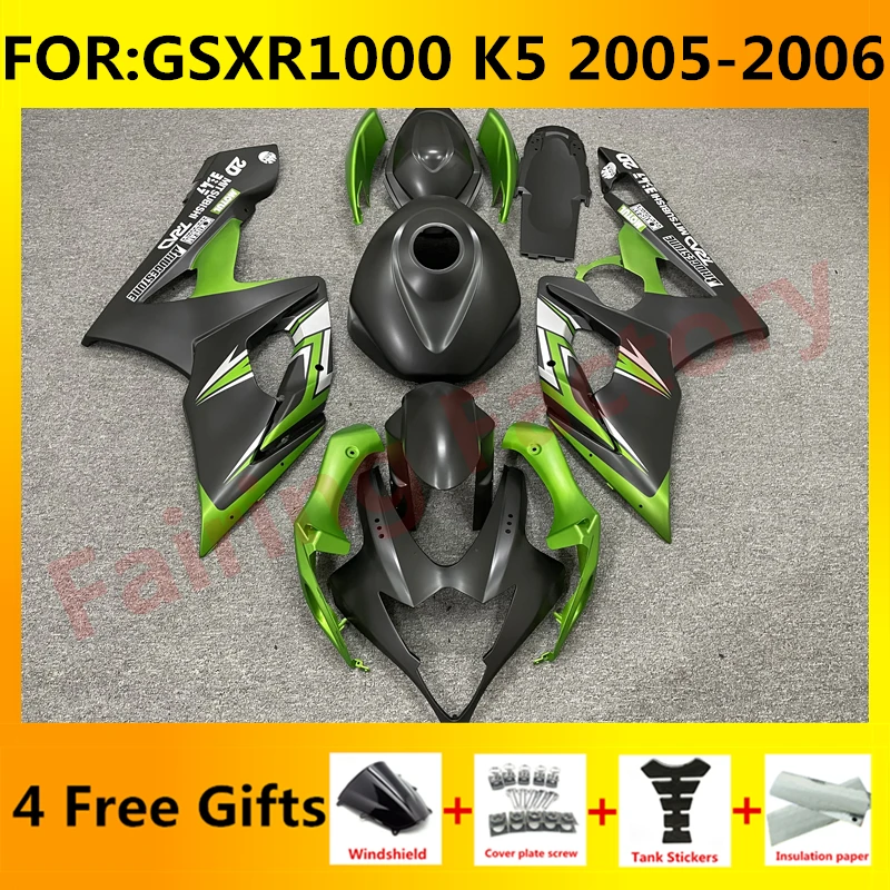 Новый комплект обтекателей для мотоцикла ABS подходит для GSXR1000 GSXR 1000 05 06 GSX-R1000 K5 2005 2006 полный комплект обтекателей зеленый черный
Новый комплект обтекателей для мотоцикла ABS подходит для GSXR1000 GSXR 1000 05 06 GSX-R1000 K5 2005 2006 полный комплект обтекателей зеленый черный