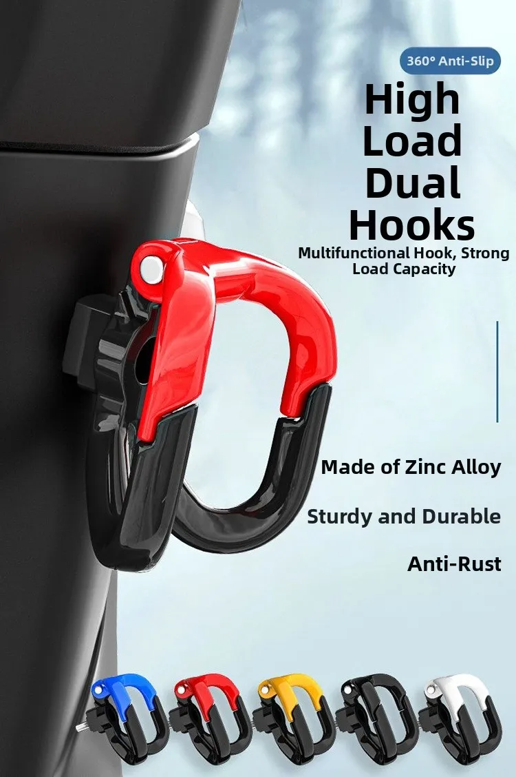 1Pc Aluminum Alloy Front-Mounted Motorcycle Hook No-Drill Retractable Storage Hanger For Electric Bike And ATV
1Pc Aluminum Alloy Front-Mounted Motorcycle Hook No-Drill Retractable Storage Hanger For Electric Bike And ATV