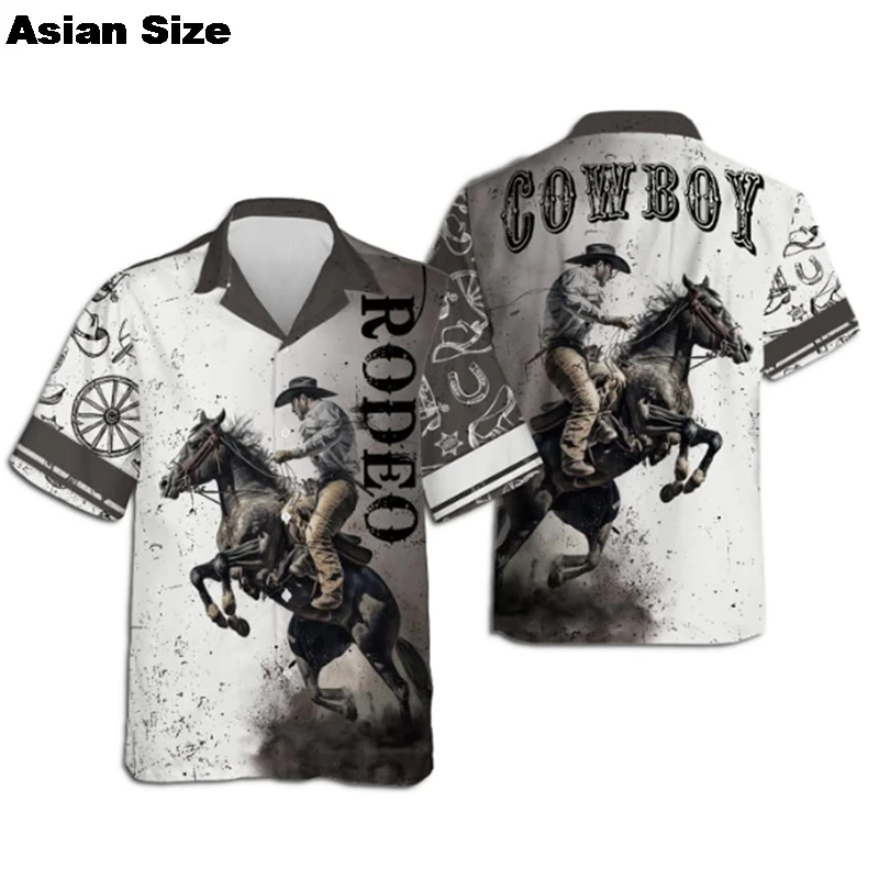 Harajuku 3D American West Cowboy Printed Shirts For Men 2025 Fashion Streetwear Shirts 80s Tops Cool Casual Lapel Blouse Clothes
Harajuku 3D American West Cowboy Printed Shirts For Men 2025 Fashion Streetwear Shirts 80s Tops Cool Casual Lapel Blouse Clothes