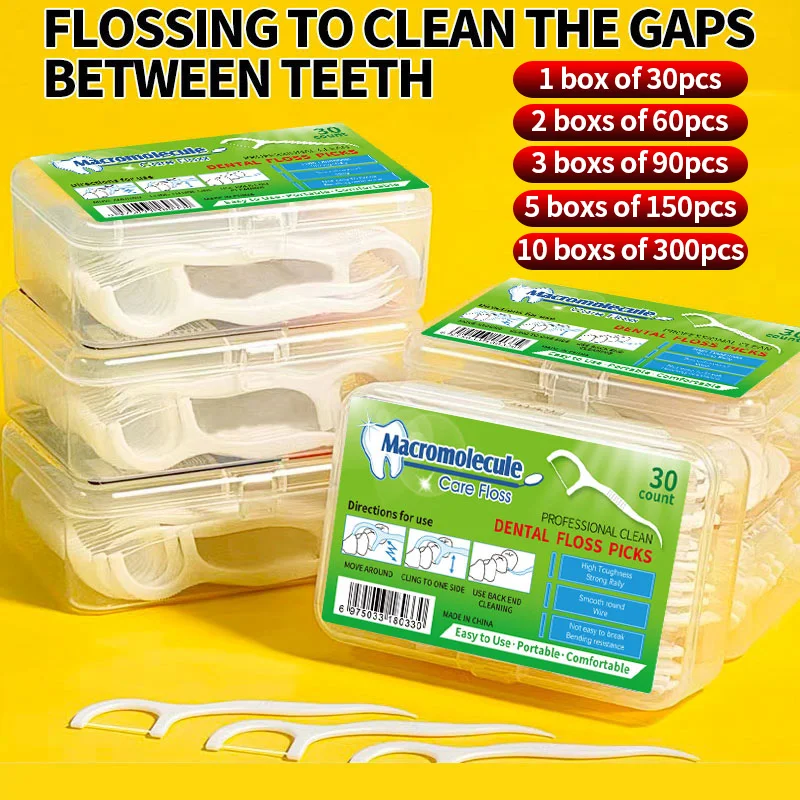 1/2/3/5/10 boxes of ultra-fine dental floss, Home Set, 30pcs/box, convenient for home and travel oral care tools
1/2/3/5/10 boxes of ultra-fine dental floss, Home Set, 30pcs/box, convenient for home and travel oral care tools