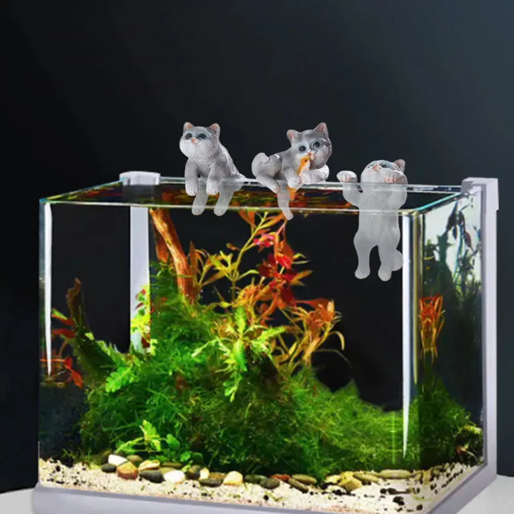 3pcs Resin Cat Figurines Small Kitten Ornaments for Desktop Car Cake Cabinet Home Decoration Aquarium DIY Animal Models
3pcs Resin Cat Figurines Small Kitten Ornaments for Desktop Car Cake Cabinet Home Decoration Aquarium DIY Animal Models
