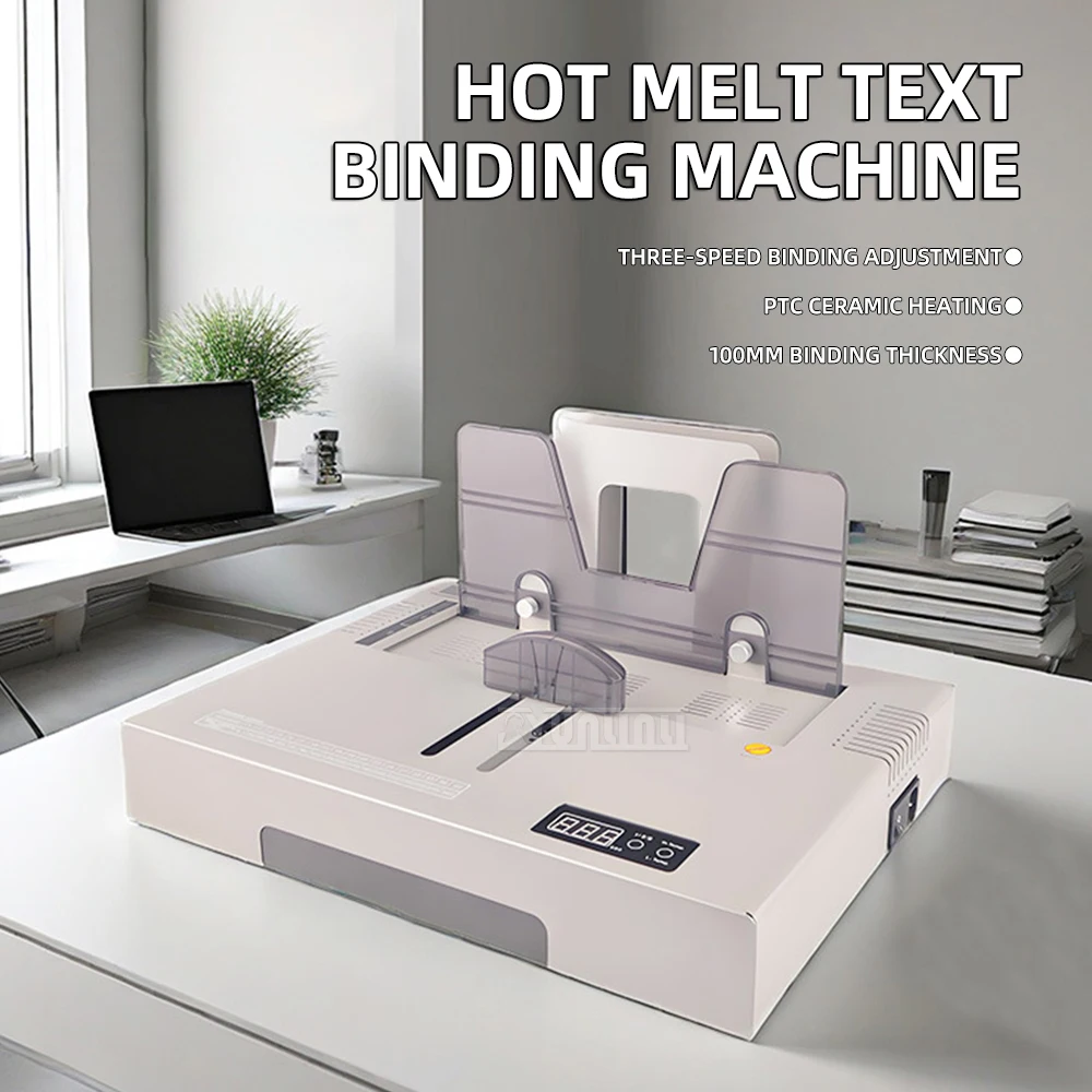 U-T90 Professional Thermal glue Binder 1000 sheets Capacity Auto Hot Melt Book binding Machine for Contracts, Documents
U-T90 Professional Thermal glue Binder 1000 sheets Capacity Auto Hot Melt Book binding Machine for Contracts, Documents