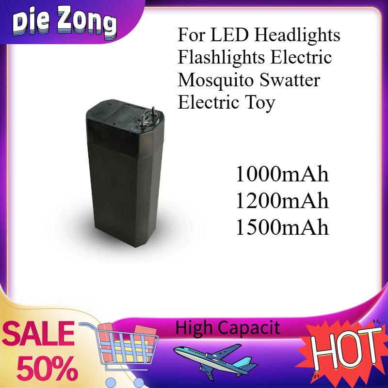 High-quality 4V Lead Acid Rechargeable Storage Batterie for LED Headlights Flashlights Electric Mosquito Swatter Electric Toy
High-quality 4V Lead Acid Rechargeable Storage Batterie for LED Headlights Flashlights Electric Mosquito Swatter Electric Toy