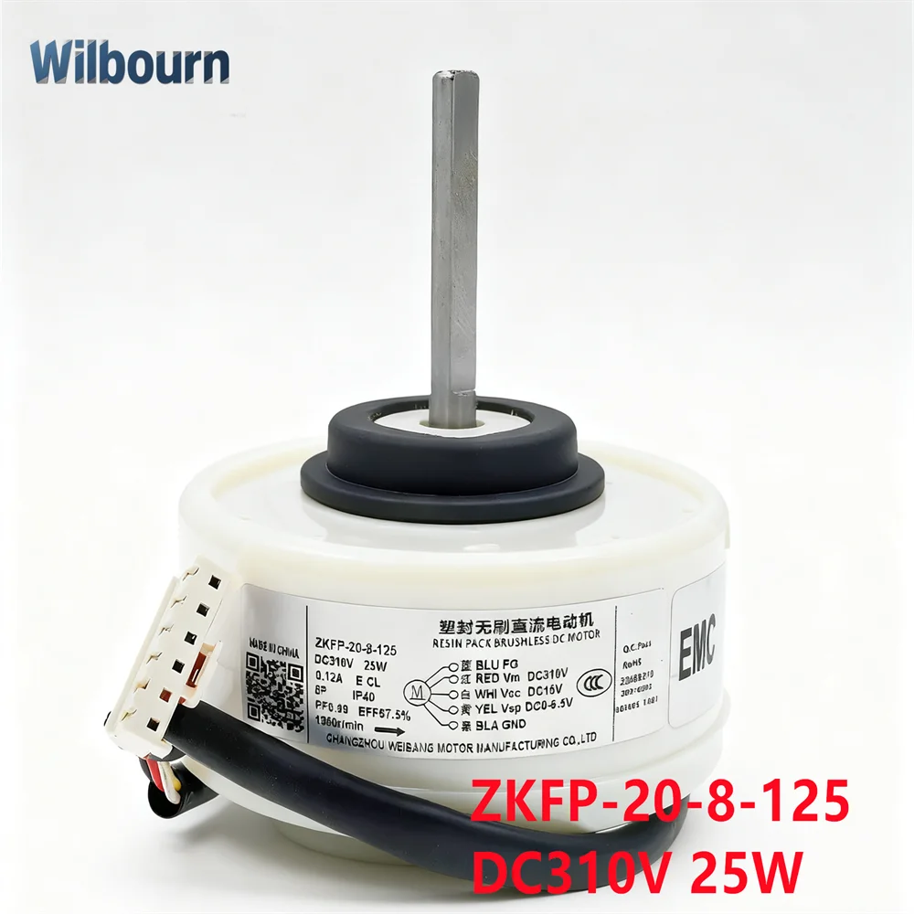 ZKFP-20-8-125 DC310V 25W 1350r/min Brand New for TCL Air Conditioner Indoor Unit DC Fan Motor Air Conditioner Parts
ZKFP-20-8-125 DC310V 25W 1350r/min Brand New for TCL Air Conditioner Indoor Unit DC Fan Motor Air Conditioner Parts