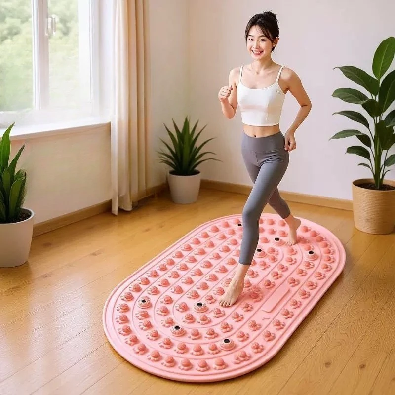 Silicone Solid Foot Massager Mat Home Indoor Jogging Foot Massage Pad Meridian Dredging Acupressure Soft Comfortable Durable
Silicone Solid Foot Massager Mat Home Indoor Jogging Foot Massage Pad Meridian Dredging Acupressure Soft Comfortable Durable