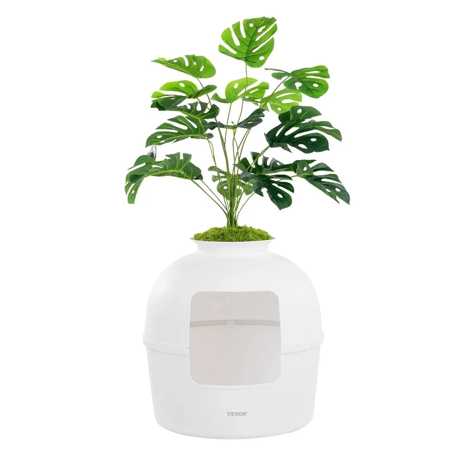 VEVOR Odor-Free Plant Cat Litter Box Hidden Cat Litter Box with Artificial Plant
VEVOR Odor-Free Plant Cat Litter Box Hidden Cat Litter Box with Artificial Plant