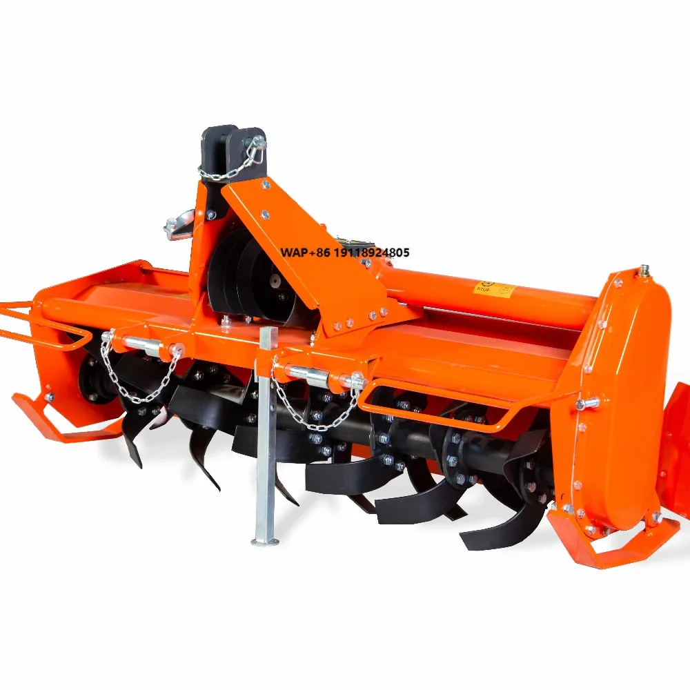 Farm Implement PTO Tractor Mounted 3-point Tractor Rotavator
Farm Implement PTO Tractor Mounted 3-point Tractor Rotavator