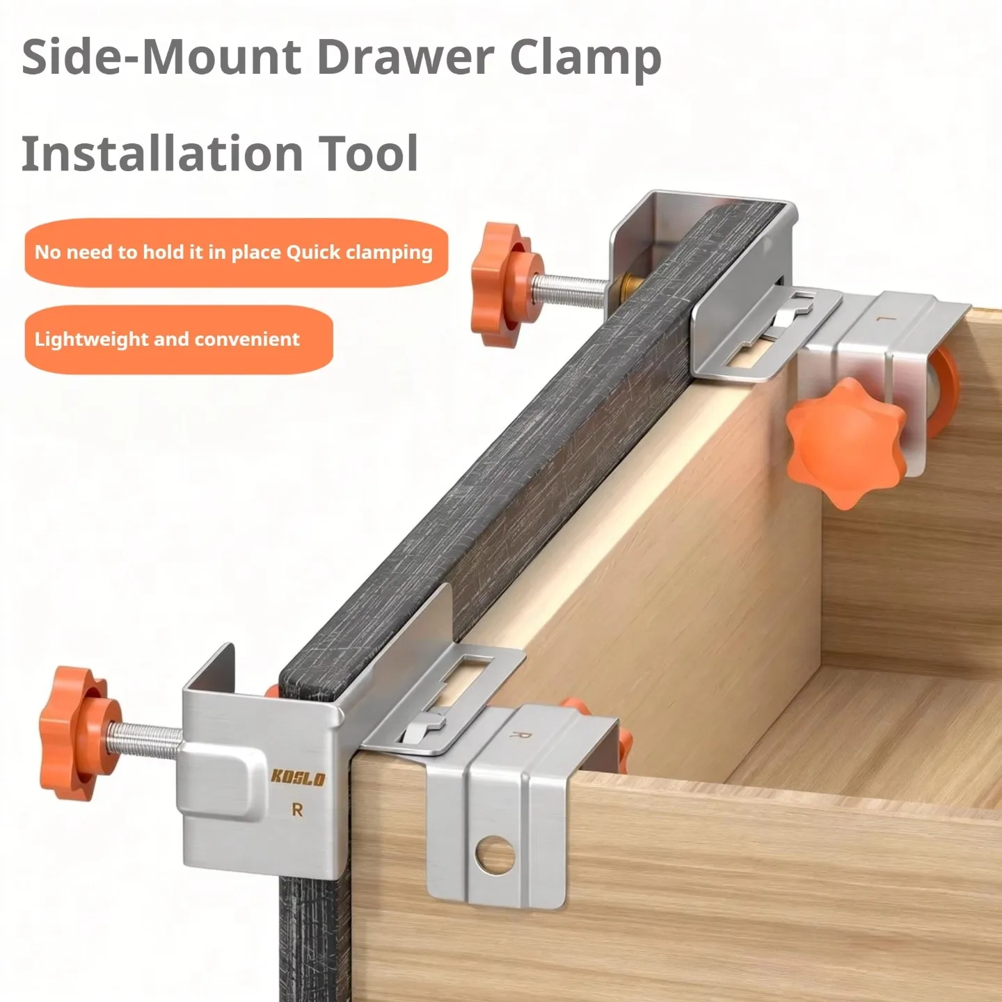 2PCS Stainless Steel Adjustable Drawer Front Clamps for 10-30mm Thick Panels - Drawer Fixing Clips for Cabinet Door Mounting
2PCS Stainless Steel Adjustable Drawer Front Clamps for 10-30mm Thick Panels - Drawer Fixing Clips for Cabinet Door Mounting