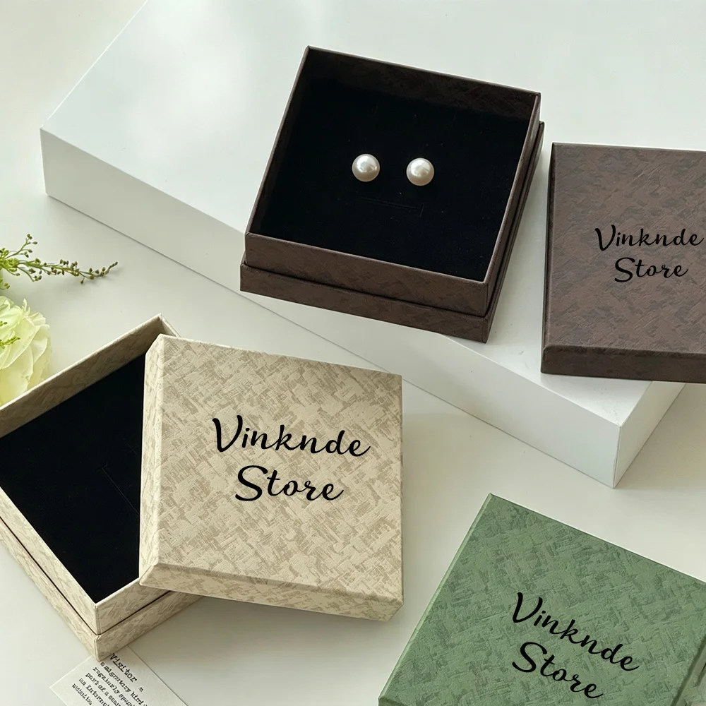 Personalization 5/10PCS Chic Jewelry Paper Lid Boxes Rings Earrings Bracelet Studs Necklace Organizer Can Custom Logo Name Text
Personalization 5/10PCS Chic Jewelry Paper Lid Boxes Rings Earrings Bracelet Studs Necklace Organizer Can Custom Logo Name Text
