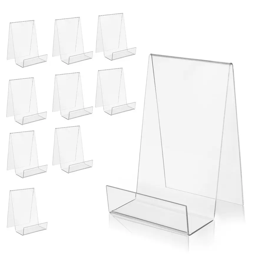Acrylic Book Stand with Ledge Clear Display Easels Plate 10 Pack Book Holder Easel Stand for Books Display, Music Sheets, Artwor
Acrylic Book Stand with Ledge Clear Display Easels Plate 10 Pack Book Holder Easel Stand for Books Display, Music Sheets, Artwor