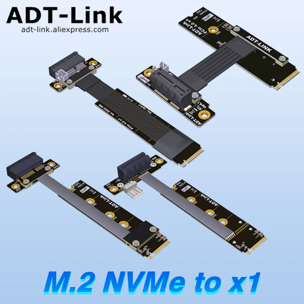 NVMe to PCIe X1 Adapter Riser Cable M.2 Key-M Interface Extension Extender 3-100cm for Solid State Drives SSD Installation
NVMe to PCIe X1 Adapter Riser Cable M.2 Key-M Interface Extension Extender 3-100cm for Solid State Drives SSD Installation