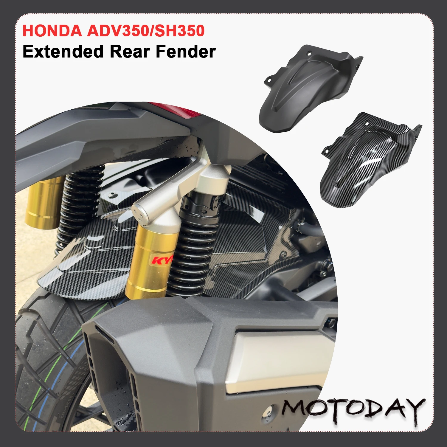 For HONDA ADV350 Extended Rear Fender SH350 Accessories ADV350 2025 ADV350 Modified Mud Guard Motorcycle Accessories
For HONDA ADV350 Extended Rear Fender SH350 Accessories ADV350 2025 ADV350 Modified Mud Guard Motorcycle Accessories