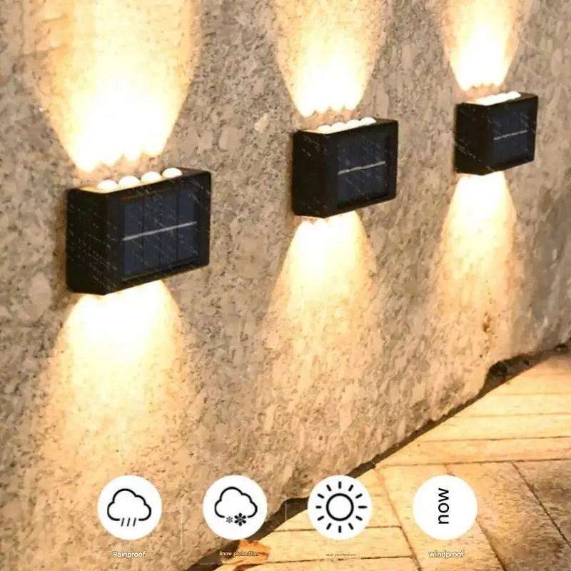 10LED Solar Lights, Outdoor Atmosphere Wall Lamp,Up And Down Light Control for Garden Yard Street Balcony Terrace Camping Decor
10LED Solar Lights, Outdoor Atmosphere Wall Lamp,Up And Down Light Control for Garden Yard Street Balcony Terrace Camping Decor