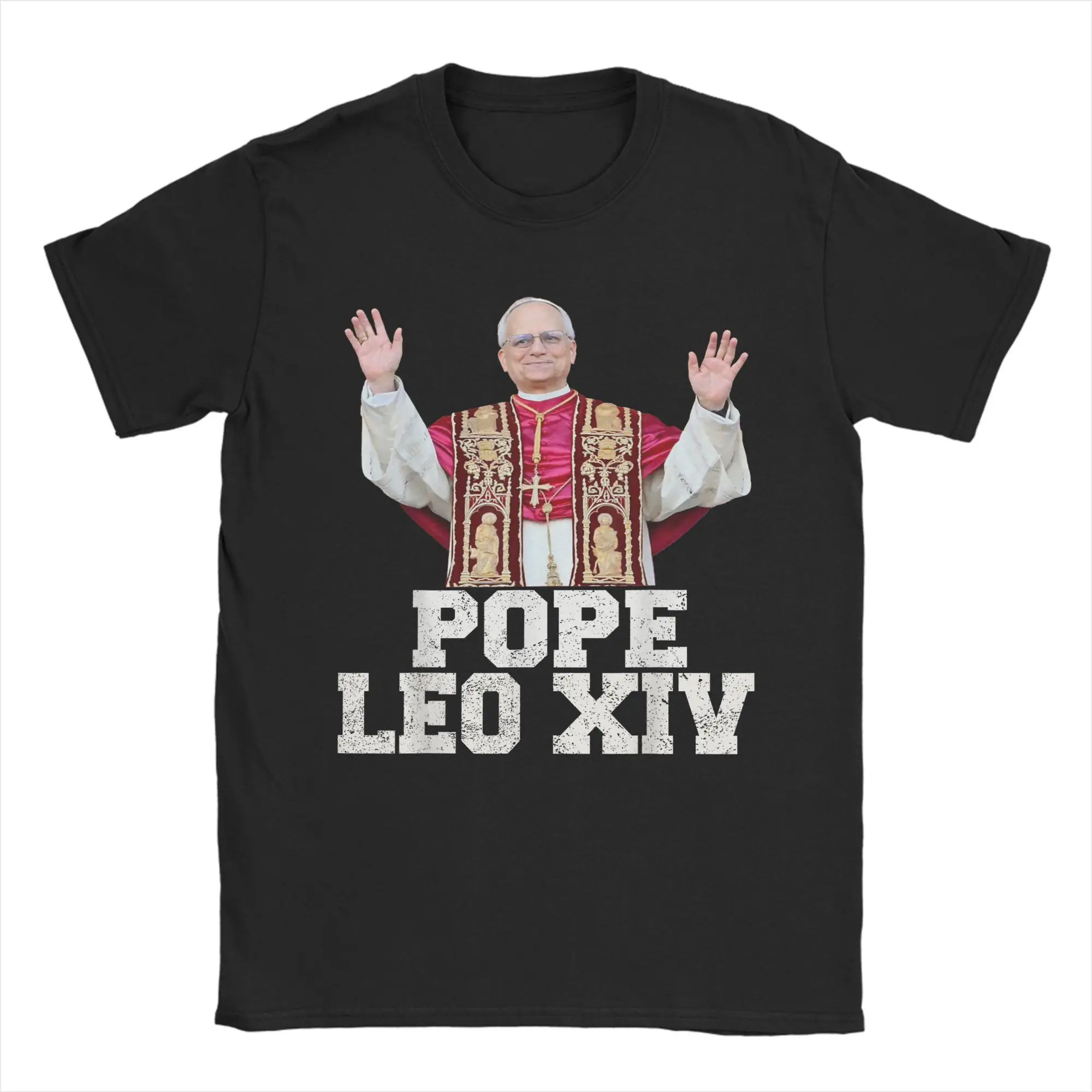 Футболка Pope Leo XIV, летние хлопковые футболки для мужчин, популярная футболка с принтом, винтажная одежда с короткими рукавами
Футболка Pope Leo XIV, летние хлопковые футболки для мужчин, популярная футболка с принтом, винтажная одежда с короткими рукавами