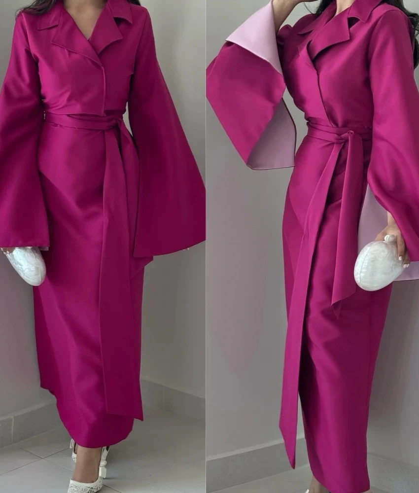 Customized High Quality Jersey Straight Evening Dress Temperament V-Neck Long Sleeves Ankle Length Bespoke Occasion Gowns
Customized High Quality Jersey Straight Evening Dress Temperament V-Neck Long Sleeves Ankle Length Bespoke Occasion Gowns