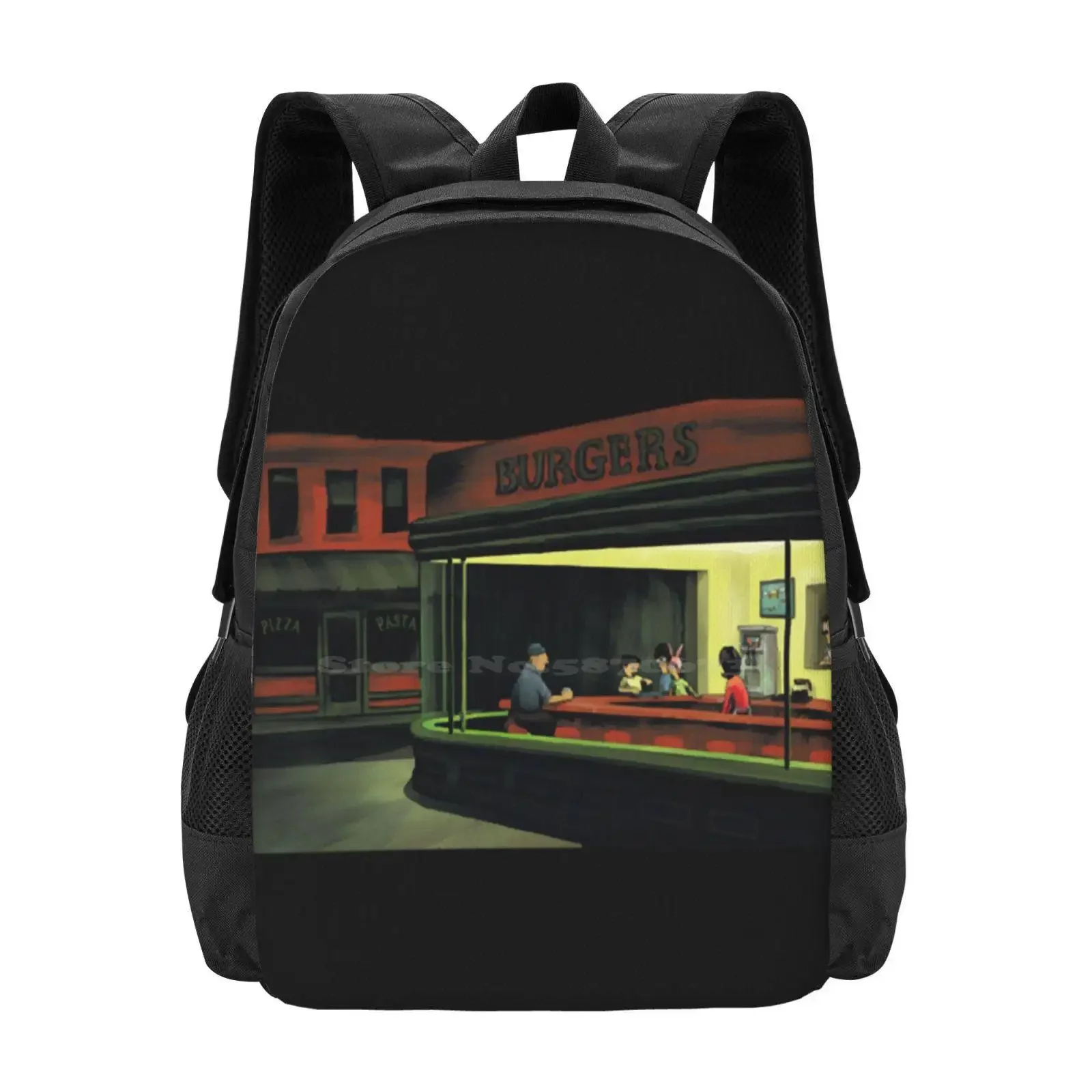 Night Burgers Hot Sale Schoolbag Backpack Fashion Bags Cartoon Louise Belcher Tina Belcher Bob Belcher Funny Linda Belcher Gene
Night Burgers Hot Sale Schoolbag Backpack Fashion Bags Cartoon Louise Belcher Tina Belcher Bob Belcher Funny Linda Belcher Gene