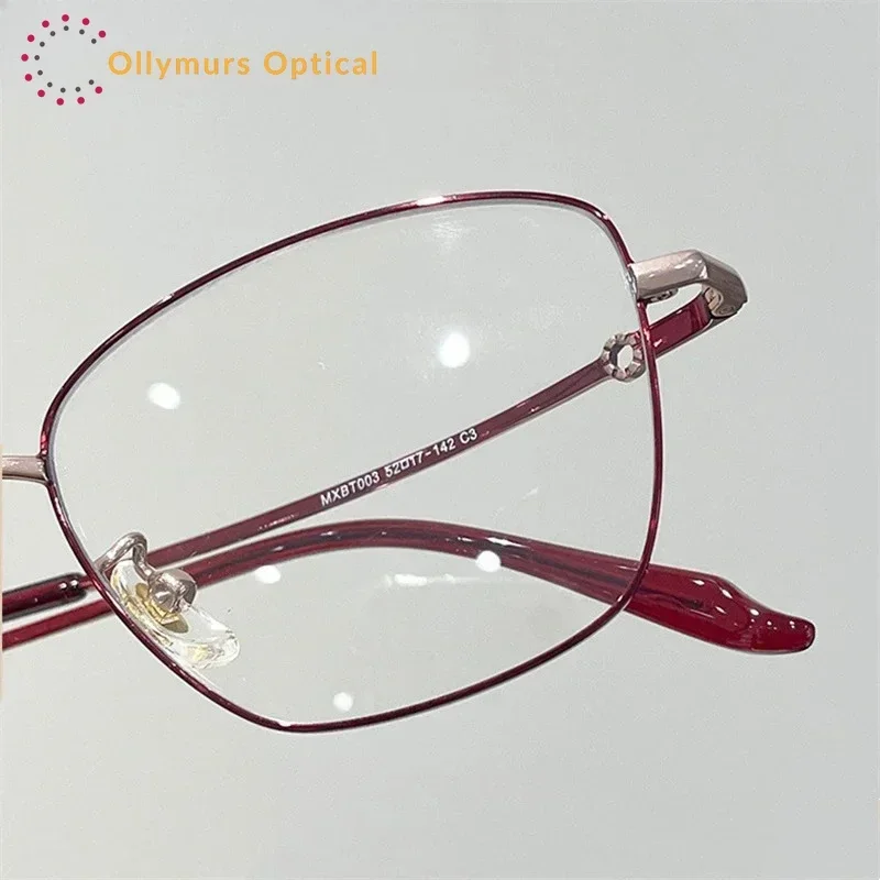 Women Red Luxury Prescription Optical Ollymurs Square Eyewear Female Designer Myopia Glasses Reading Glasses
Women Red Luxury Prescription Optical Ollymurs Square Eyewear Female Designer Myopia Glasses Reading Glasses
