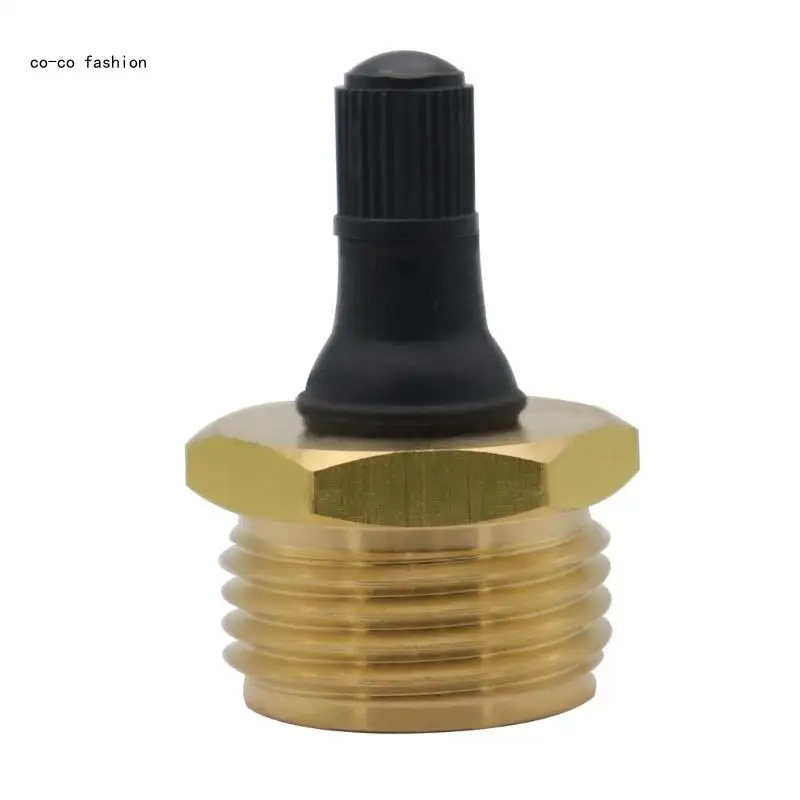 Easy to Use Brass Blowout Plug Leak Proof Water Adapter Water Line Adapter 44mm for Winterizing Trailer Water Systems 517B
Easy to Use Brass Blowout Plug Leak Proof Water Adapter Water Line Adapter 44mm for Winterizing Trailer Water Systems 517B